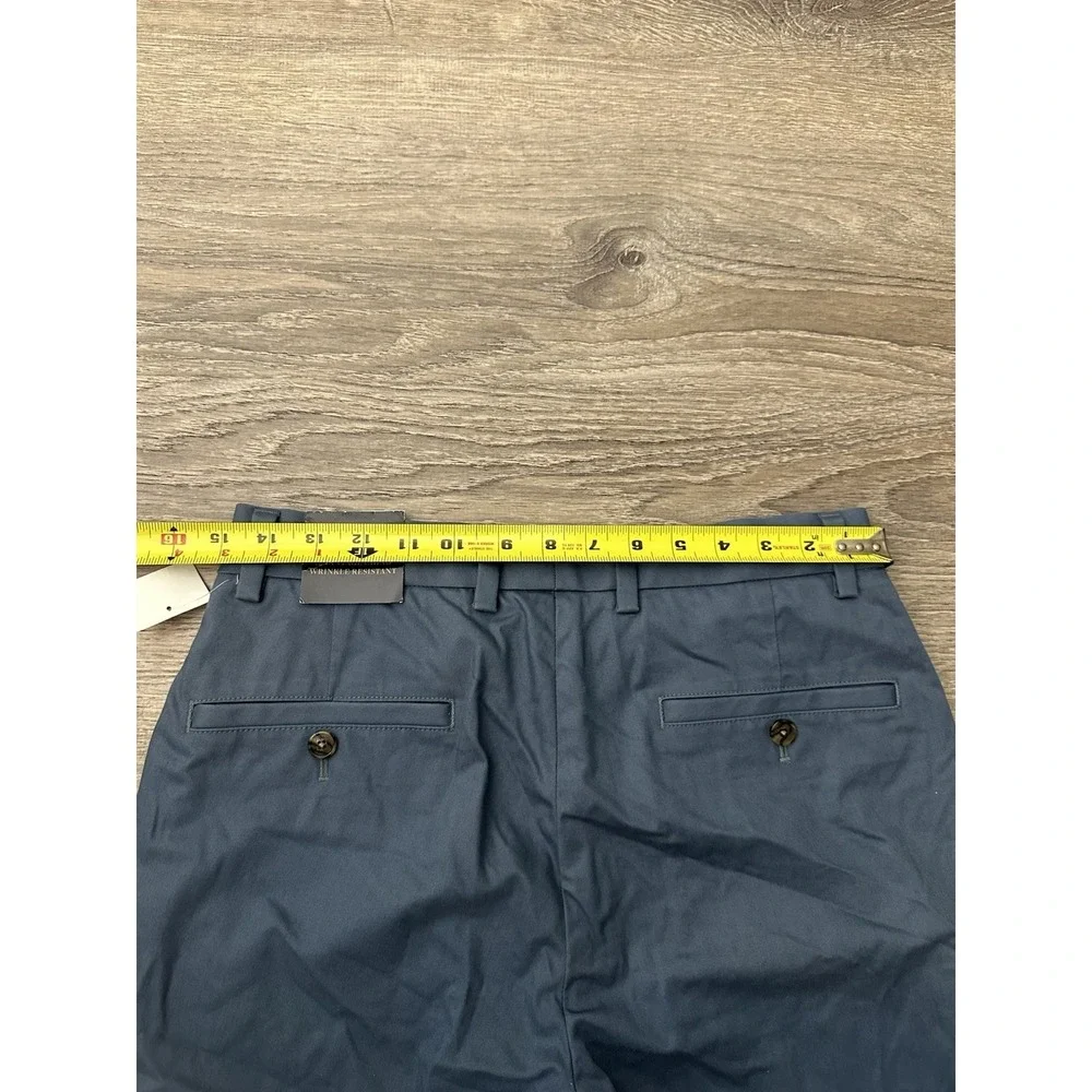 NWT Brooks Brothers Lightweight Advantage Chino Shorts Blue Size 30